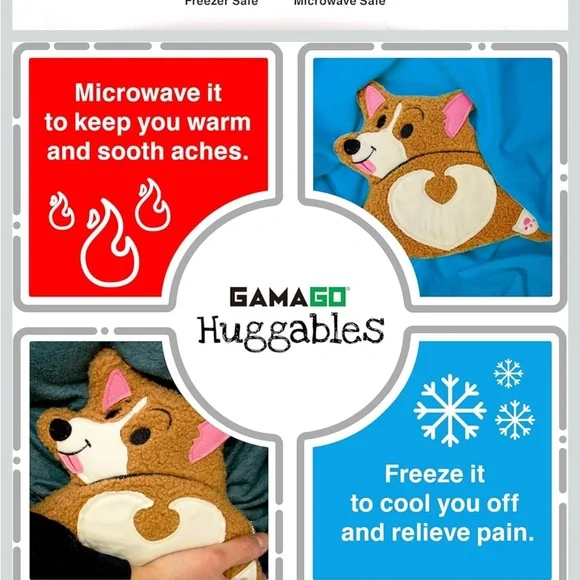 NEW Heatable Huggable corgi butt, warmie - Picture 2 of 3